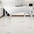 thumbnail image 1 of Yesurprise 48"x30"x33.5" Commercial Worktable Heavy Duty Stainless Steel Folding Prep Table Workstation, 1 of 9