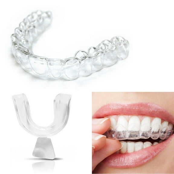 Yesurprise 4pcs Night Mouth Guard Gum Shield for Bruxism Teeth Protector Whitening Grinding Bites Brace