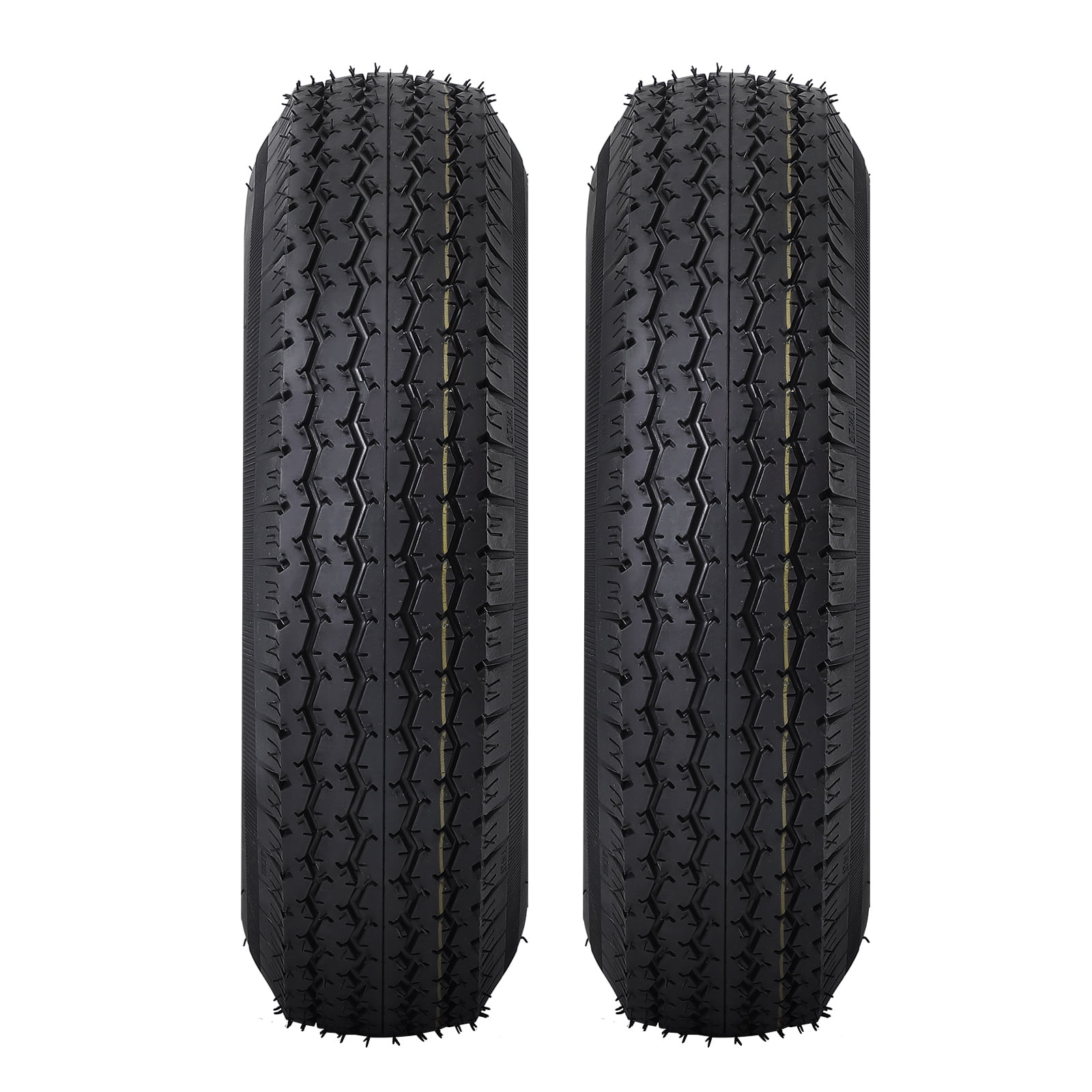 Yesurprise Trailer Tires with 12'' Rims, 5 Lug, Load Range C, 6PR, Size ...
