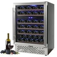 thumbnail image 1 of Yesurprise 51 Bottles Wine Cooler Refrigerator Freestanding Compact Wine Fridge with Digital Control for Fridge With 40-66F Digital Temperature Control Glass Door, 1 of 8