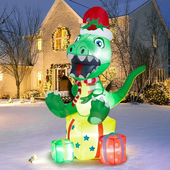 Dinosaur Christmas Lights