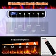 thumbnail image 1 of Yesurprise 60" In-Wall Electric Fireplace with Mantel, Remote, Dual Heat, Thermostat, Timer & 12 Adjustable Flame Colors with Log & Crystal, 1 of 7
