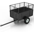 thumbnail image 1 of Yesurprise 750lbs Heavy Duty Utility Dump Trailer17 Cubic Feet Lawn Mower Trailer Yard Garden Cart with Removable Sides ATV Dump Trailers Pull Behind, 1 of 7