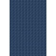 thumbnail image 1 of Yesurprise 9x12ft Modern Herringbone Imitation Linen Area Rugs - 1150Gsm Polyester, 350Gsm Pile Weight, Pearl Pile, Washed Back, Folding Simulation Printed Carpet - Navy Blue Hue, 1 of 8