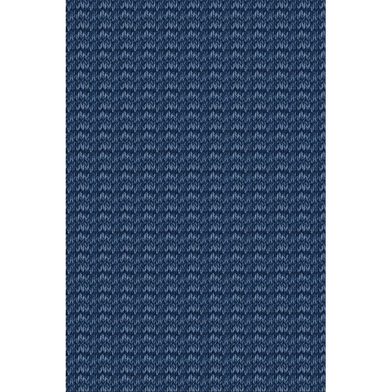 Yesurprise 9x12ft Modern Herringbone Imitation Linen Area Rugs - 1150Gsm Polyester, 350Gsm Pile Weight, Pearl Pile, Washed Back, Folding Simulation Printed Carpet - Navy Blue Hue