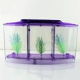 thumbnail image 1 of Yesurprise Acrylic Three Splits Betta Fish Bowl LED Light Triple Bow Fighting Isolation Breed Box for Aquarium, 1 of 8