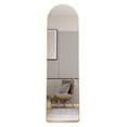 thumbnail image 1 of Yesurprise Arch Full Length Wall Mirror, Arched Wall Mounted Mirror, 59.8"x16.5" Hanging Full Body Mirror, Leaning Against Wall Mirror for Bedroom Living Room, 1 of 8