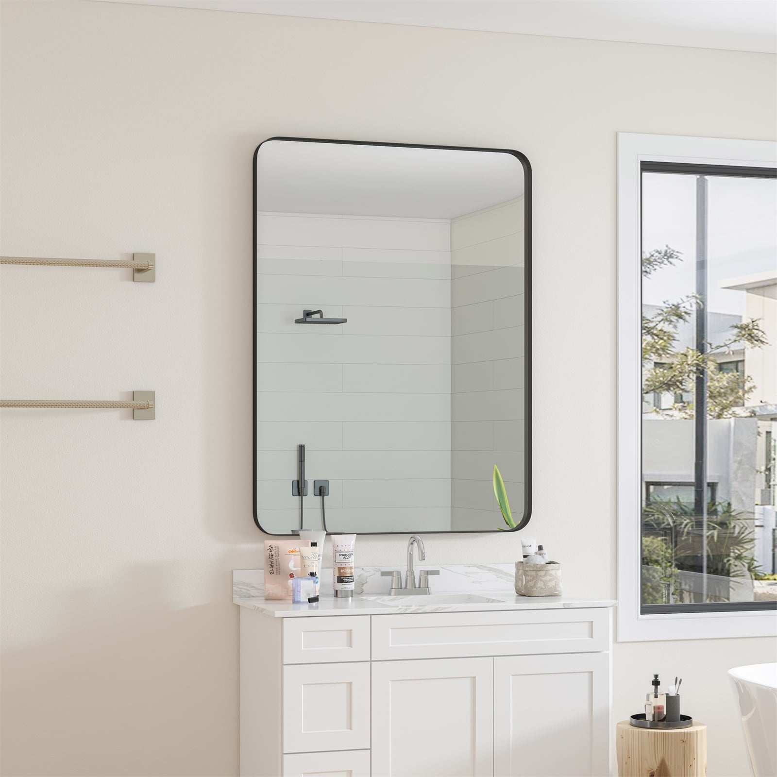Yesurprise Bathroom Mirror Wall Mounted 30"x40" Large Rectangle Mirror ...