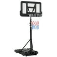 thumbnail image 1 of Yesurprise Children Basketball Hoop Outdoor Kids Basketball Basketball Hoop Height 5-7 FT 28 in Backboard & Wheels with Enlarged Base and PC Backboard, 1 of 7