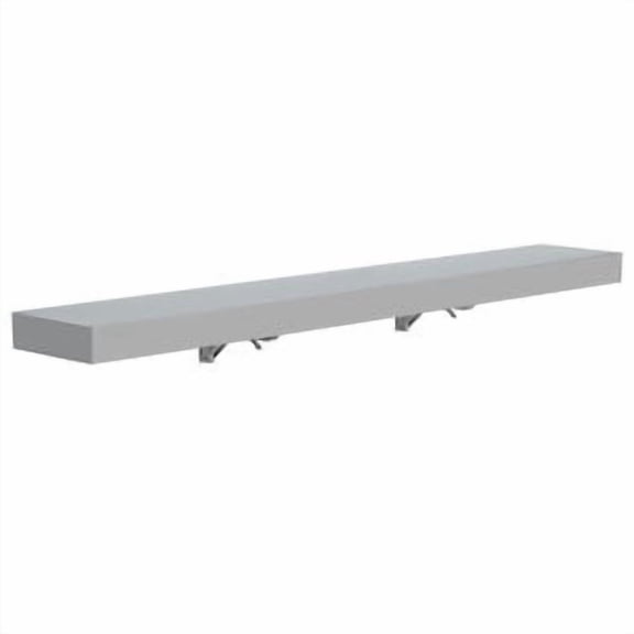 Yesurprise Concession Shelf 36" L x 12" W - 304 Stainless Steel Folding Serving Shelf, Wall Mount Shelving, Round Edge, Ideal for Food Truck, Grill Area, BBQ Table, Restaurant