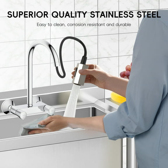 Yesurprise Gaomon Stainless Steel Sink Commercial Kitchen Prep & Utility Sink Free Standing Single Bowl