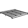 thumbnail image 1 of Yesurprise King Size Metal Platform Bed Frame with Wavy Pattern Steel Slat Support Mattress Foundation and No Box Spring Needed Easy Assembly Black, 1 of 8
