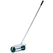 Yesurprise Lawn Aerator, 18inch Heavy Duty Rolling Aerator with Sharp Spikes, Manual Aerator Tool with Long Handle, Push Grass Lawn Aerator for Garden Yard