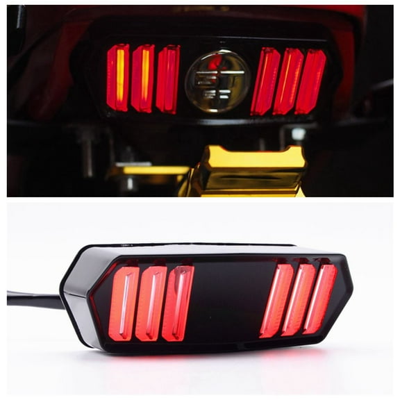 Yesurprise Motorcycle LED Tail Light Turn Signal Running Brake Stop Indicators Turn Lamp for MSX125