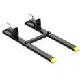 thumbnail image 1 of Yesurprise Pallet Forks 60" 4000 Lbs Max Clamp On Tractor Bucket Forks Heavy Duty Front Loader Forks Fork Attachment for Skid SteerLoader Bucket, 1 of 8