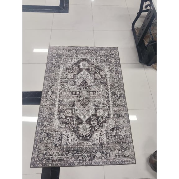 Yesurprise Persia Cross Sword Heart 244*305cm 980Gsm 100% Polyester Printed Carpet - 200 Washed Folded Velvet Area Rugs
