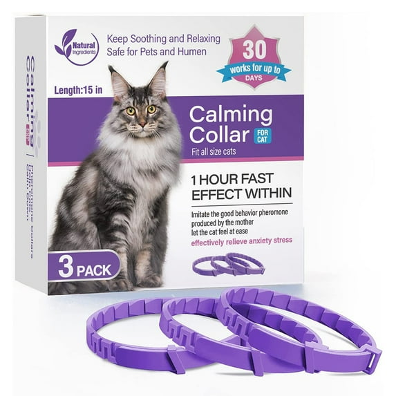 Yesurprise Portable Pet Calming Collars Long Lasting Stress Anxiety Relief Pet Neck Accessories For Cats Dogs