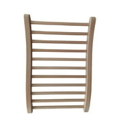 Yesurprise S-Shape Sauna Backrest, Natural Wood Hemlock Sauna Chair for Back Pressure Releasing, Infrared Sauna Accessories for Sauna Room Home Sofa
