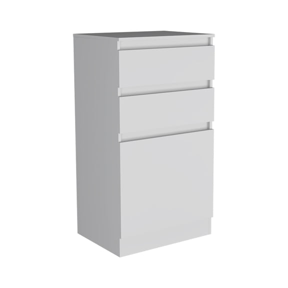 Yesurprise Standing Jewelry Armoire Cabinet with Top Flip Makeup Mirror, Jewelry Cabinet Armoire Chest with 2 Drawers and Door, Standing Jewelry Chest Organizer Box