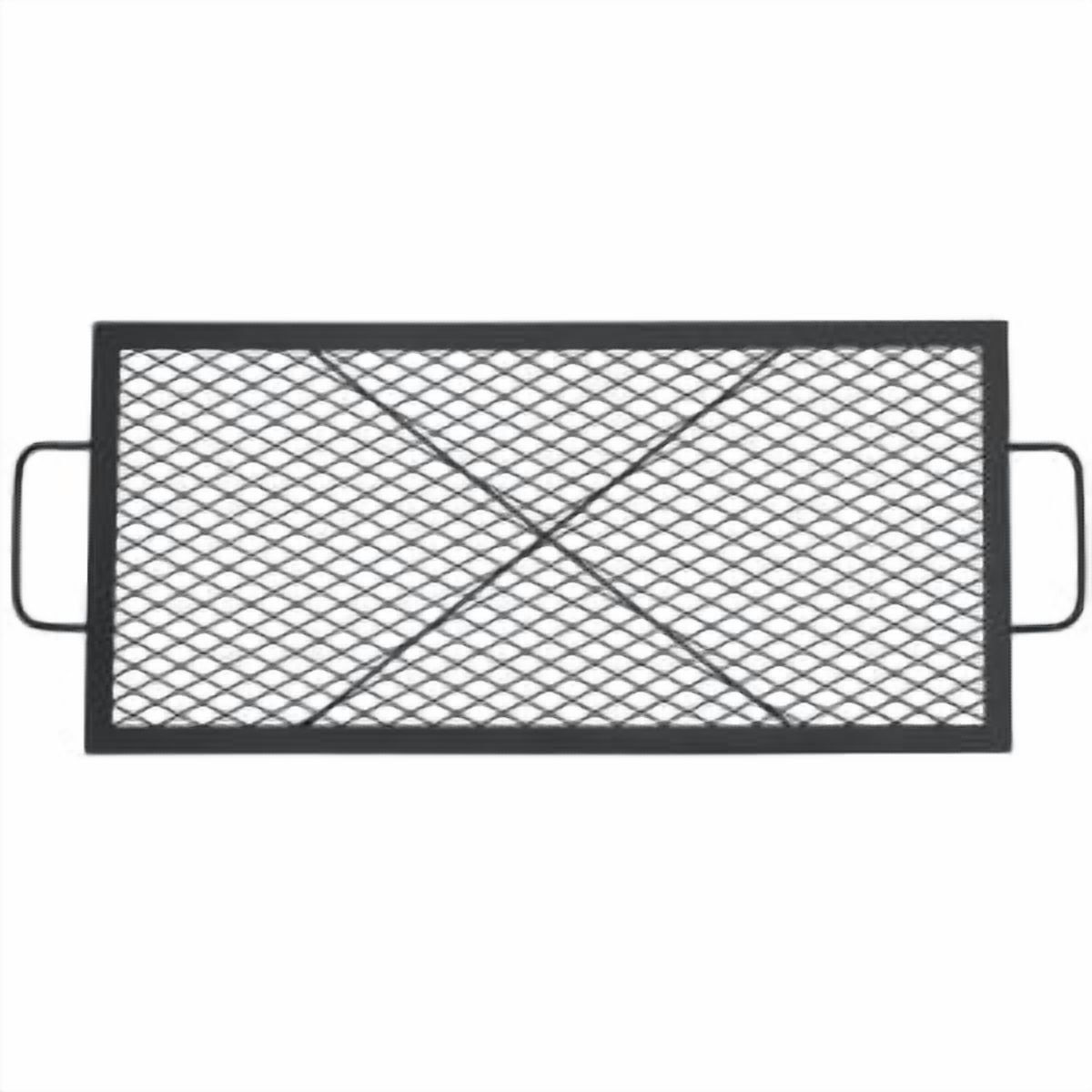 SKYSHALO 30 Inch Fire Pit Grill Grate – Heavy Duty Stainless Steel – Round Campfire Cooking Grid