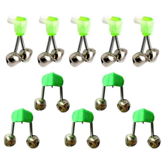 Yeswillos Fishing Rings Double Alarm Bells Twin Bells Rings Lures Rod Bites Indicator