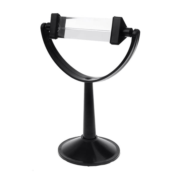 Yeswillos Optical Crystal Glass-Optical Glass Triple Triangular Prism with Stand Physics Light Spectrum for Teaching Science