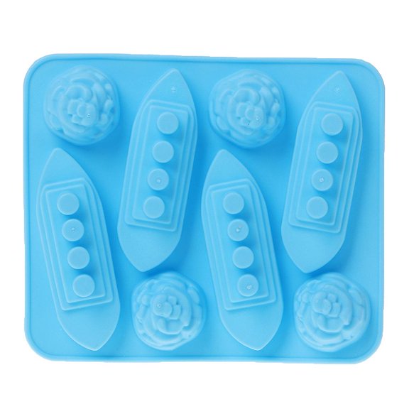 Yeswillos Silicone Ice Cube Trays Mould Carving Mold Maker Titanic Shaped For Party Drinks