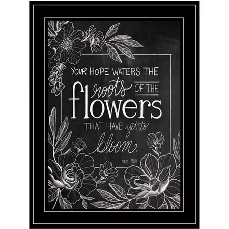 Yet to Bloom by HOUSE FENWAY Framed Print Wall Art Wood Multi-Color