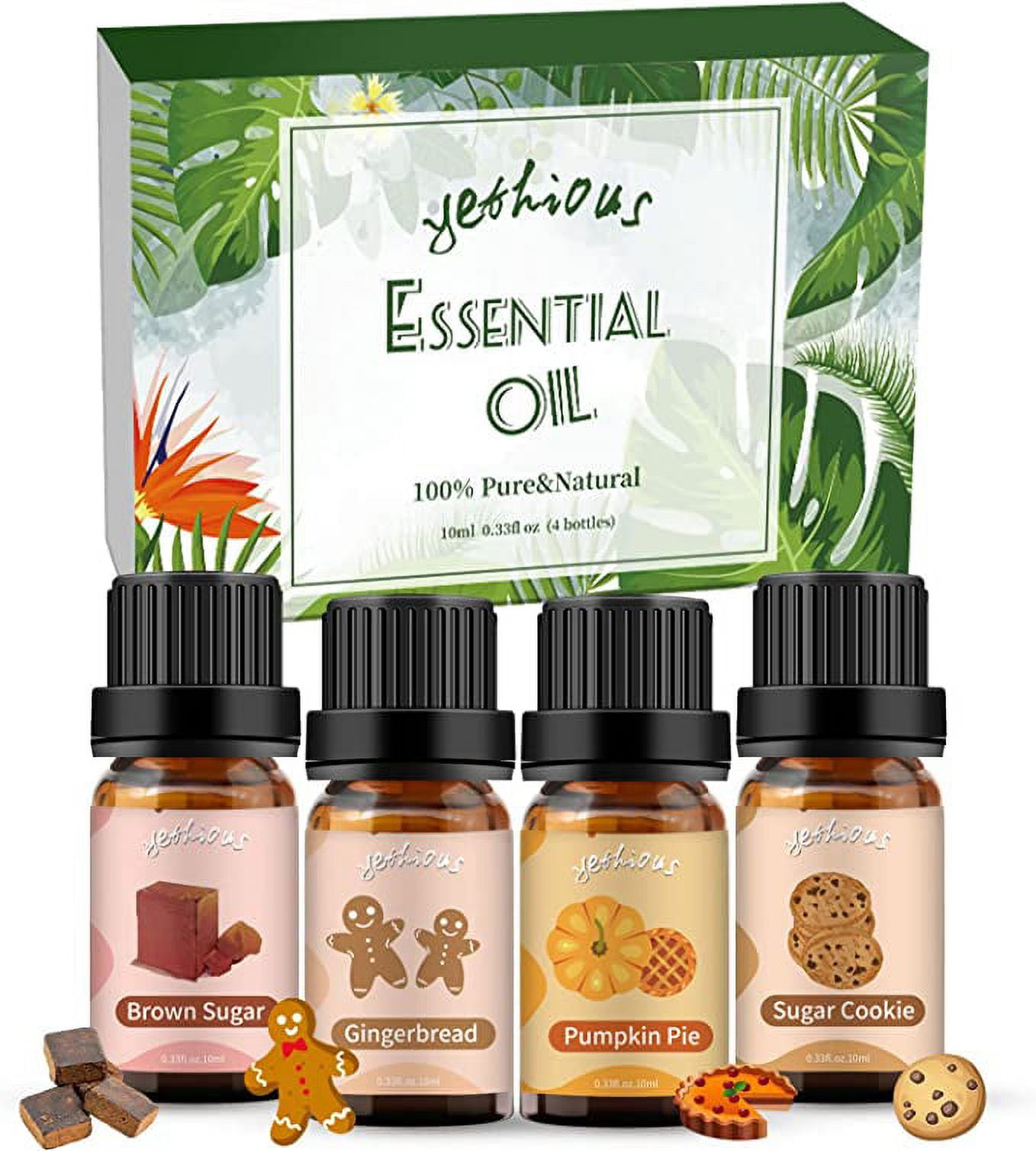 Autumn Essential Oil Set - 6 pack - Fall Themed Essential Oil Blends -  Aromatherapy - High Quality and Premium Essential Oils - Pumpkin Pie, Brown  Sugar, Apple, Vanilla, Teakwood, Pear – Bear Zen