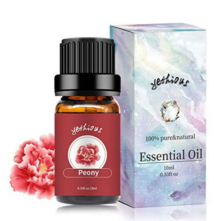 Yethious Peony Essential Oil 100% Pure, Undiluted, Natural, Aromatherapy  10ml 
