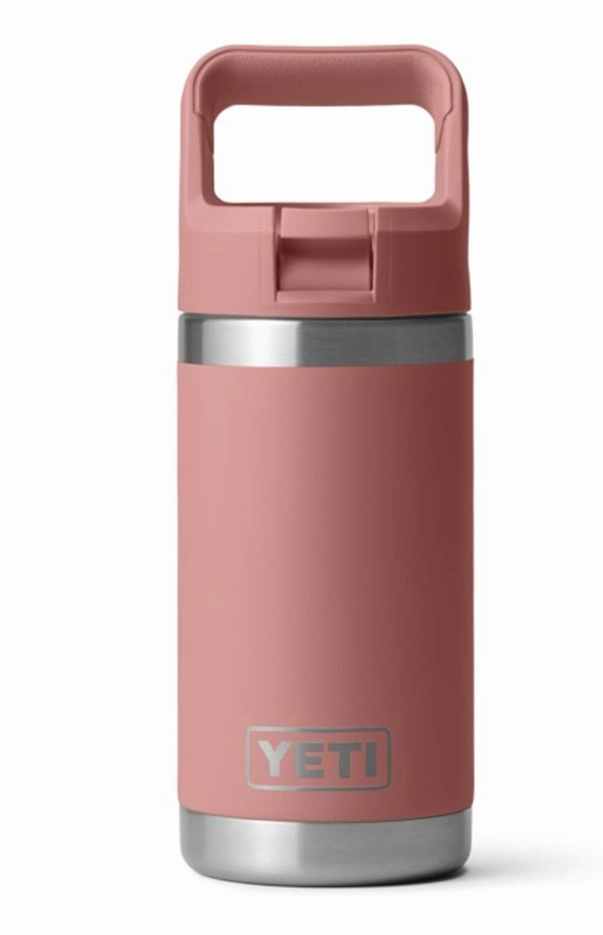 Yeti 12Oz Rambler Jr Kids Water Bottle With Straw Cap Sandstone