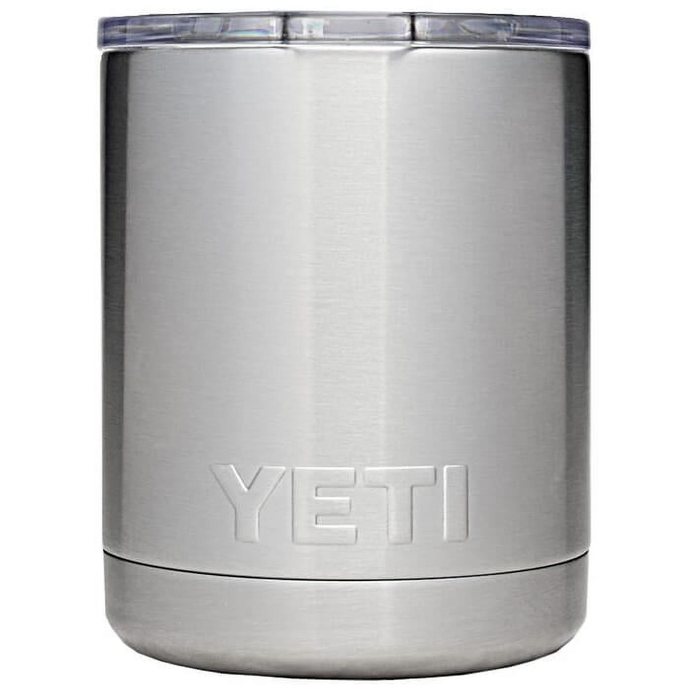 YETI Rambler 10 oz Tumbler, Stainless Steel, Vacuum Insulated  with MagSlider Lid, White: Tumblers & Water Glasses
