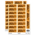 thumbnail image 1 of Yeti Approved Teacher Student School Sticker Set - Orange - Matte Finish - 2.00" Large, 1 of 7