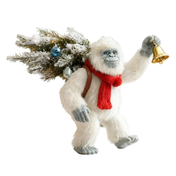 Christmas Ornament Snow Monster Hanging Pendant Acrylic Christmas Tree Decor Winter Fantasy Holiday Decorations Festive Home Decor 3.15 Inch Shatterproof Christmas Ornament Clearance