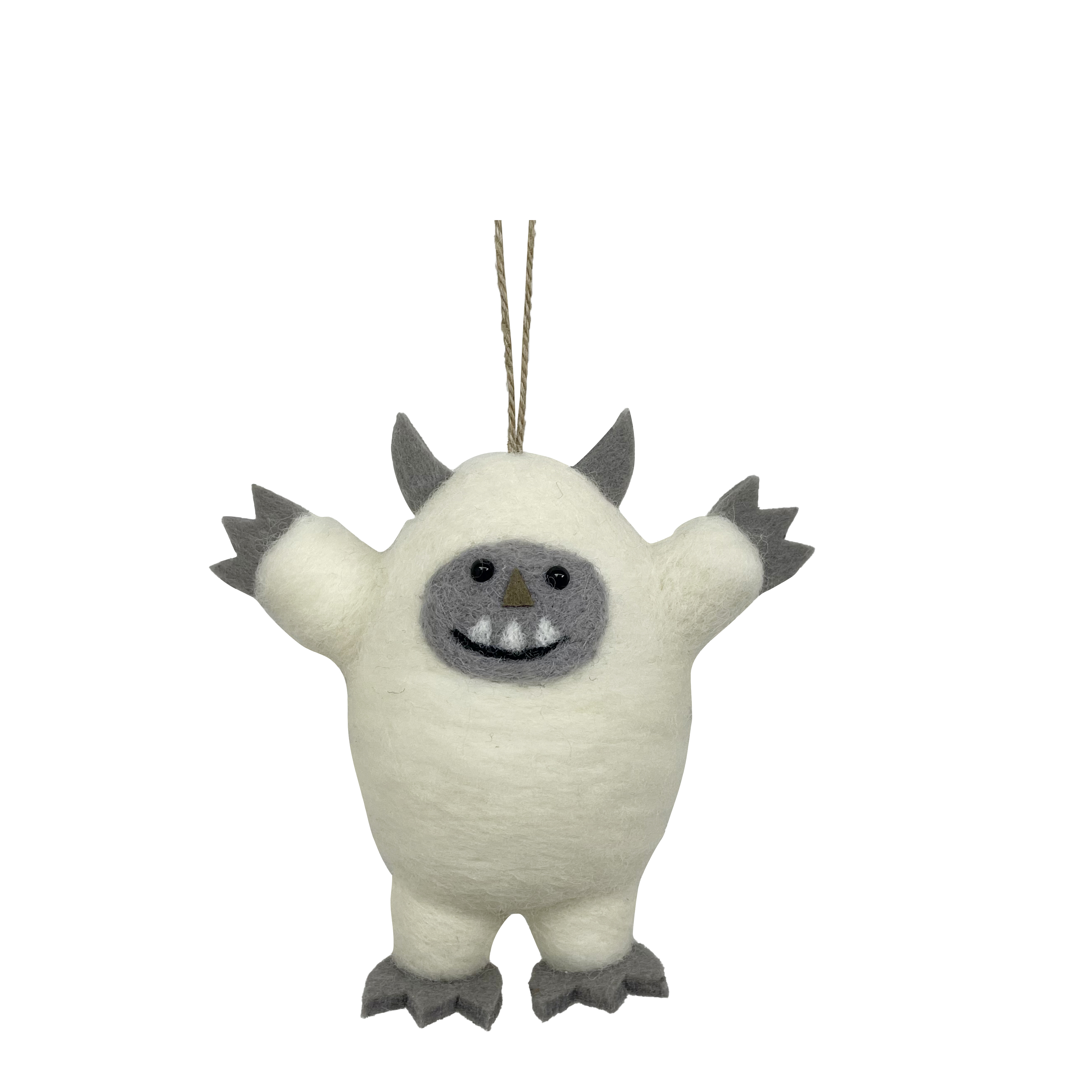 Yeti Felt Ornament by Ashland - Christmas and Holiday Home Decor