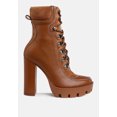 thumbnail image 1 of Yeti High Heel Lace Up Biker Boots, 1 of 11