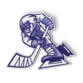 Yeti Hockey - 5.5" Magnet for Car Locker Refrigerator