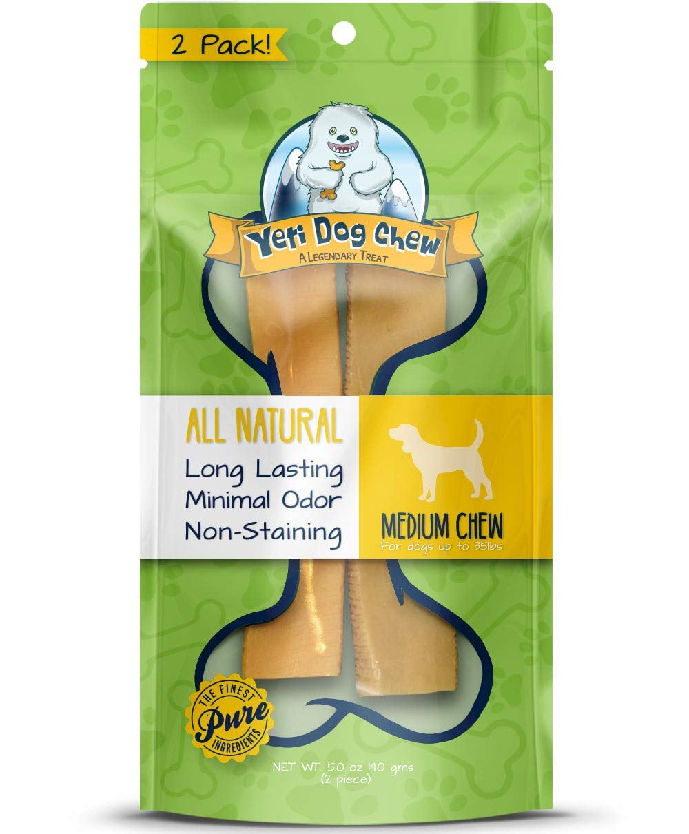 Yeti Natural Yak Cheese Long Lasting Dog Chews for Aggressive Chewers