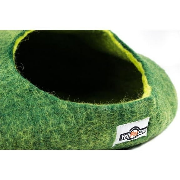 Yeti Pet Cave  Green Cat Cave - 8 x 20 x 22 in.