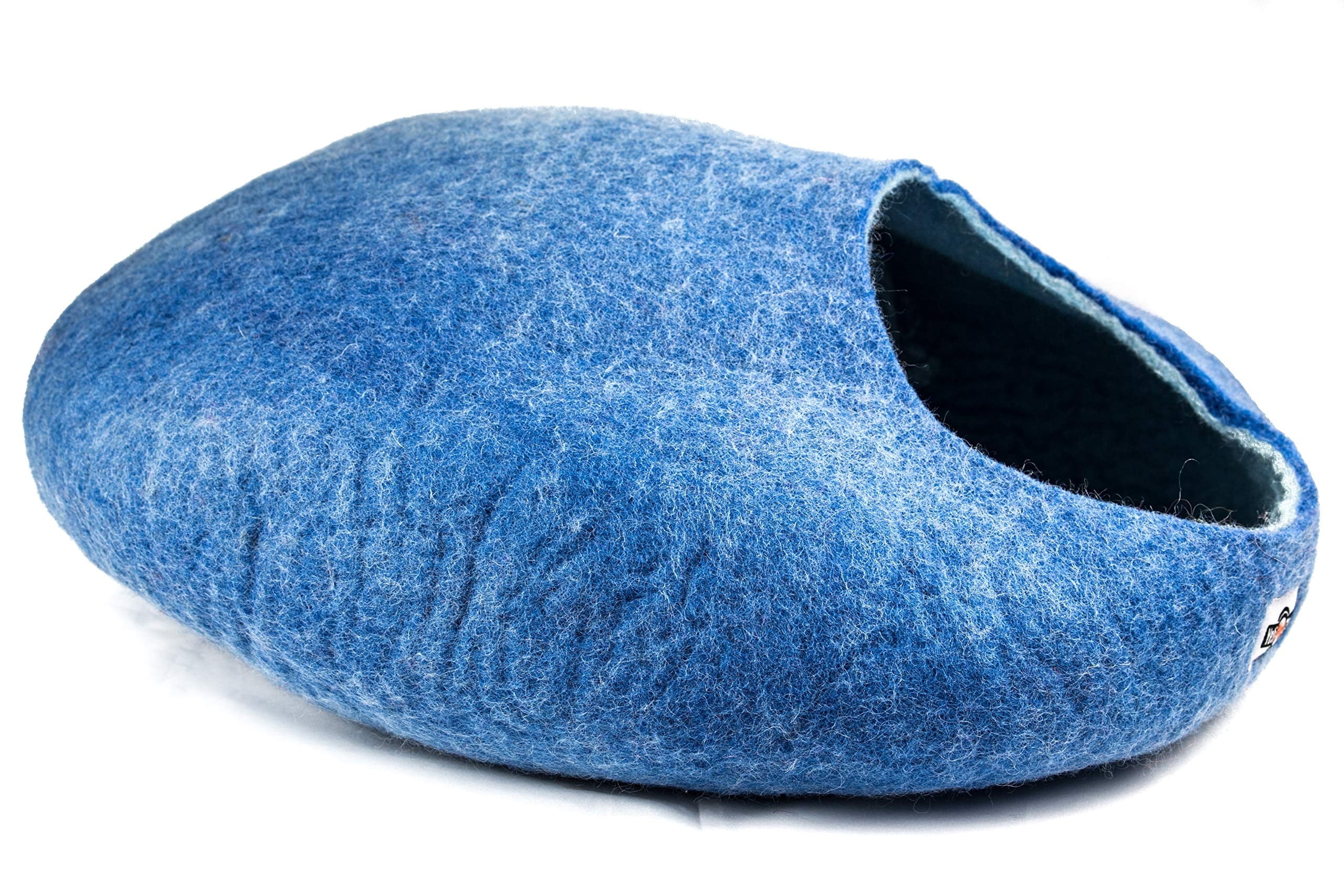 Yeti Dog Chew Yeti Pet Cave Small Washable Covered Cat Bed Blue Cave