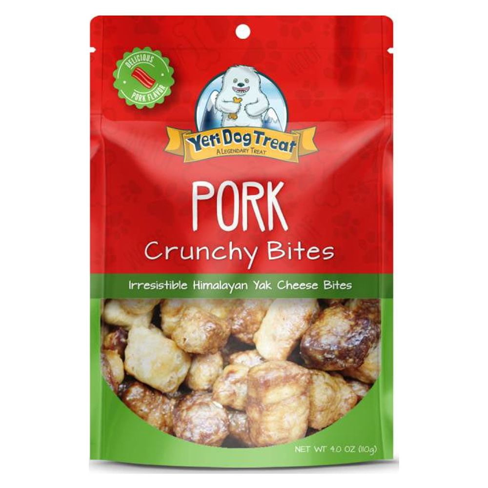 Yeti Pork Crunchy Bites Yak Cheese Treats 4oz