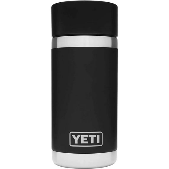 Yeti 21071050006 Rambler 12 oz. Bottle with HotShot Cap - Black