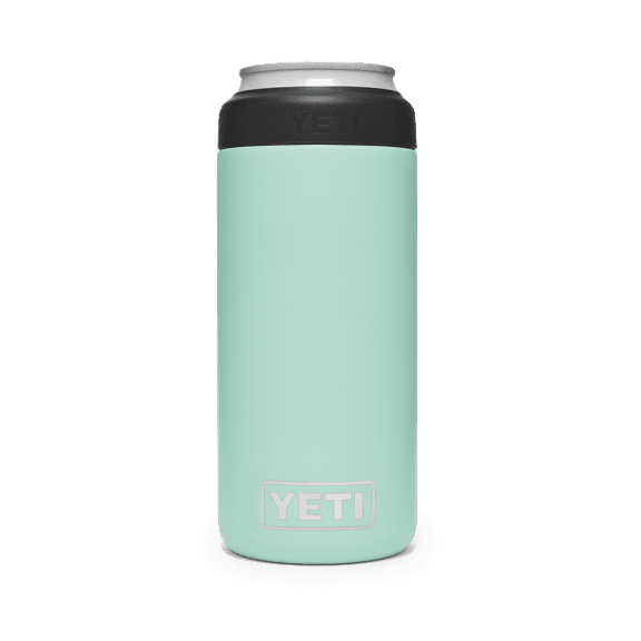 Yeti Rambler Colster Slim 12 Oz. Seafoam Stainless Steel Insulated Drink Holder with Load-And-Lock Gasket