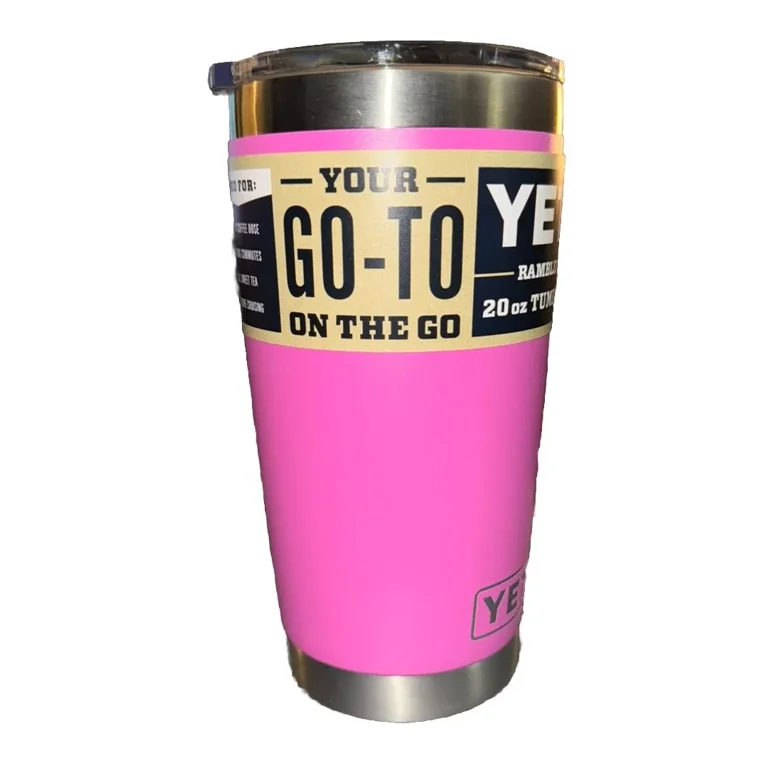 Yeti Rambler Tumbler with MagSlider Lid 20 Oz Wildflower Fuchsia