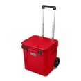 thumbnail image 1 of Yeti Roadie 48 Wheeled Cooler with Retractable Periscope Handle - Rescue Red, 1 of 4