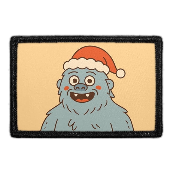 Yeti With Santa Hat - Removable Patch
