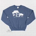 thumbnail image 1 of Yeti's Magical Forest Crewneck Sweatshirt - Cute Sasquatch Bigfoot Winter Fleece Sweater, 1 of 5