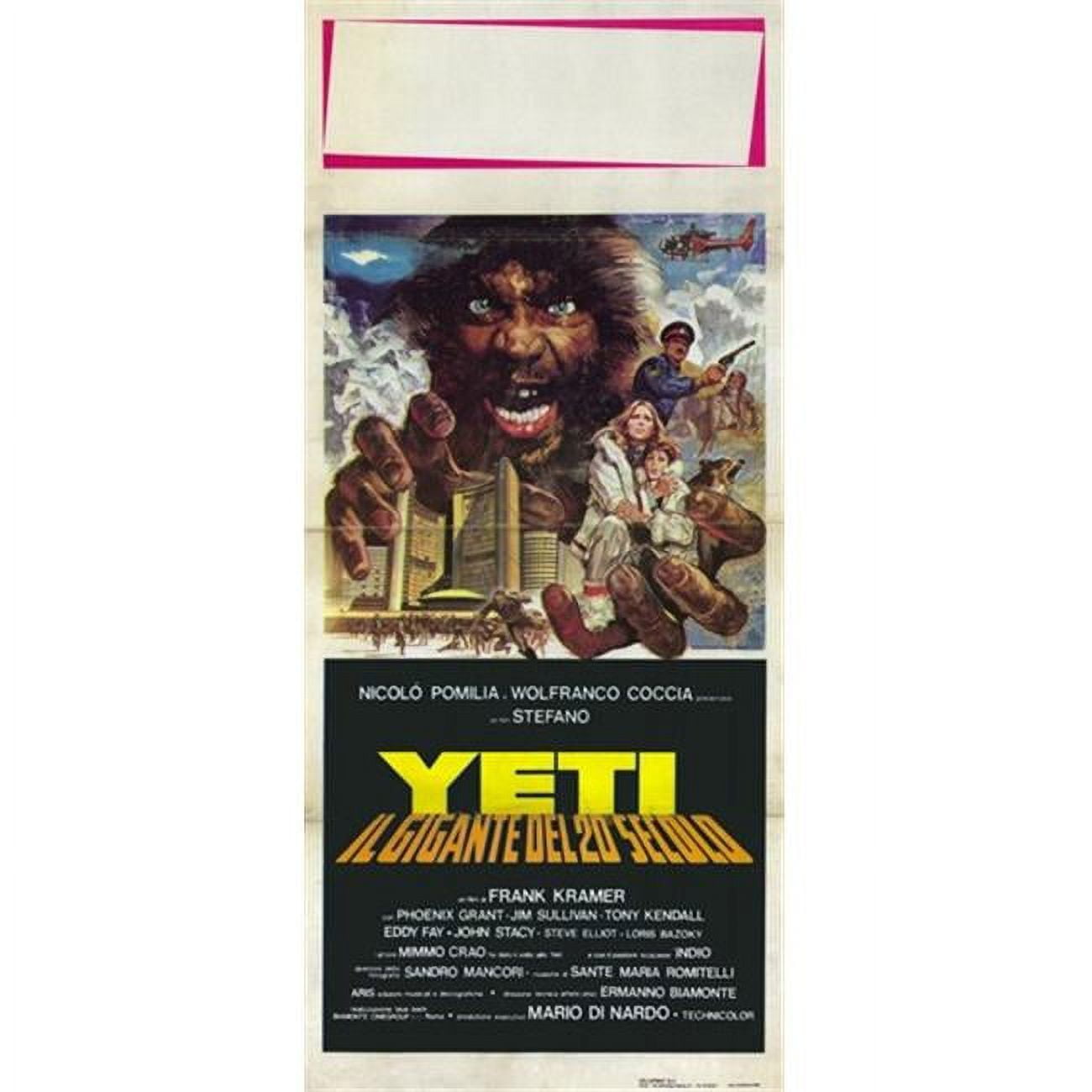 Yeti The Giant Of The 20th Century Movie Poster 11 X 17 In