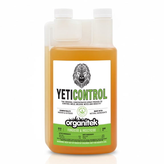 YetiControl Insecticide & Fungicide for Plants 500mL Concentrate | **3-in-1 Controls Mites, Aphids, Mildew (Formerly Mammoth CannControl)