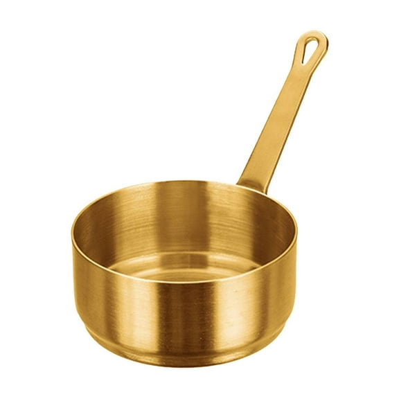 Yettn Mini Sauce Pan,Stainless Steel Mini Saucepan & Butter Warmer Pot,Chocolate Melting Pot, Coffee Milk Warmer, Vinegar Dipping Bowl, Barbecue Sauce Pot for Kitchen Cooking Accessories
